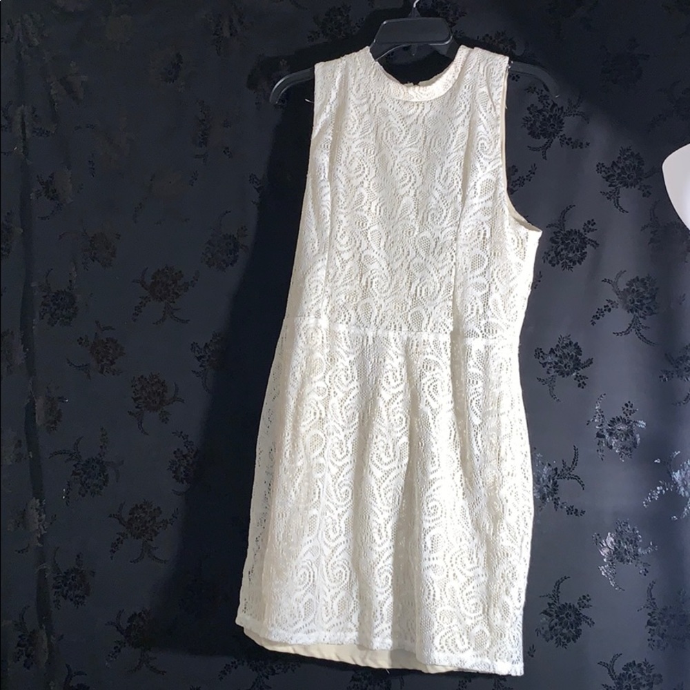 Champagne White dress.